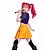 Fantasia Mira Huntrix Guerreiras K-Pop Infantil Menina Cosplay Demon Hunters Cropped + Legging Saia Festa Carnaval Bloquinho Halloween - Imagem 2