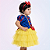 Fantasia Princesa Branca de Neve Bebê Vestido Princesinha Luxo Festa de Aniversário Presente Dia das Crianças Menina Baile Carnaval - Imagem 2