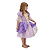 Fantasia Princesa Rapunzel Vestido Roxo Lilás Violeta Festa de Aniversário Presente Dia das Crianças Menina Baile Carnaval - Imagem 2