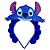 Tiara Lilo e Stitch Infantil de Plástico Alienígena Cachorro Festa de Aniversário Bloquinho Carnaval Presente Dia das Crianças Acessório Fantasia - Imagem 2