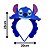 Tiara Lilo e Stitch Infantil de Plástico Alienígena Cachorro Festa de Aniversário Bloquinho Carnaval Presente Dia das Crianças Acessório Fantasia - Imagem 4