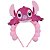 Tiara Lilo e Stitch Infantil de Plástico Alienígena Cachorro Festa de Aniversário Bloquinho Carnaval Presente Dia das Crianças Acessório Fantasia - Imagem 5