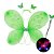 Kit Asa de Borboleta com Led Asinha de Fada Infantil com Tiara e Varinha Brilha no Escuro Fantasia Festa Carnaval Dia das Crianças Presente Menina - Imagem 4