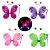 Kit Asa de Borboleta com Led Asinha de Fada Infantil com Tiara e Varinha Brilha no Escuro Fantasia Festa Carnaval Dia das Crianças Presente Menina - Imagem 1