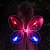 Kit Asa de Borboleta com Led Asinha de Fada Infantil com Tiara e Varinha Brilha no Escuro Fantasia Festa Carnaval Dia das Crianças Presente Menina - Imagem 2