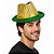 Chapéu Malandrinho Paetê Verde e Amarelo Lantjoulas Torcida Seleção Brasileira Copa do Mundo Jogos Olímpicos Desfile 7 de Setembro Festa das Nações - Imagem 1