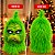 Máscara Grinch Latex com Capuz Monstro Verde Natal Acessório Personagem Fantasia Natalina Cosplay Halloween Festa Temática Carnaval - Imagem 8