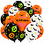 Kit Balão Halloween com 50 Unidades Balões Latex Bexiga para Decoração Dia das Bruxas Cenário Festa Assombrada Temática Terror - Imagem 1
