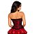 Fantasia com Corset Adulto Corselet Rendado Corpete Espartilho Cinta Modeladora de Cintura Figurino Halloween Cosplay Festa Temática Teatro Evento Carnaval - Imagem 18