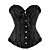 Fantasia com Corset Adulto Corselet Rendado Corpete Espartilho Cinta Modeladora de Cintura Figurino Halloween Cosplay Festa Temática Teatro Evento Carnaval - Imagem 10