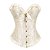 Fantasia com Corset Adulto Corselet Rendado Corpete Espartilho Cinta Modeladora de Cintura Figurino Halloween Cosplay Festa Temática Teatro Evento Carnaval - Imagem 12