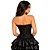 Fantasia com Corset Adulto Corselet Rendado Corpete Espartilho Cinta Modeladora de Cintura Figurino Halloween Cosplay Festa Temática Teatro Evento Carnaval - Imagem 2