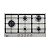 Cooktop a Gás Tramontina Penta Plus em Aço Inox e Trempes em Ferro Fundido com Acendimento Superautomático 5 Queimadores - Imagem 1