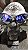 OCULOS JULIET ARMAÇÃO PRETA METAL KIT LILAS( ROXO) - Imagem 2