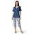 PIJAMA CAPRI BLUE ROSE - Imagem 1