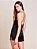 SHORT DOLL ALCAS FINAS EM CETIM E RENDA CELESTIAL - Imagem 2