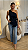 Blusa Jeans Flor - Imagem 7