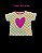 Camiseta Xadrez Coração - Imagem 2