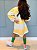 Vestido listrado amarelo - Imagem 7