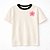 Kit Camiseta Flor rosa - Imagem 2