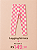 Kit legging térmica xadrez rosa - Imagem 1