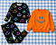 Kit moletom Laranja Smile - Imagem 1