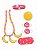 Kit Acessórios bananinha rosa - Imagem 1