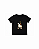 Camiseta preta Patinho de botas - Imagem 1