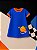 Kit Vestido Azul Laranja - Imagem 1