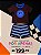 Kit Conjunto listrado Azul e Marrom - Imagem 1