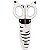 TESOURA ESC PLAS ZOO ZEBRA BLT - Imagem 2