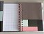 PLANNER PERMANENTE SINGLE BOOK ROSA/CINZA NAO DATADO 90G - Imagem 2