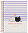 CADERNO UNIVERSITARIO 1X1 80FLS CUTE CAT - Imagem 4