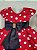 Vestido Infantil Festa Minnie Vermelho com Bolinhas Temático  - 1687  (1 ao 3) - Imagem 2