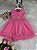 Vestido Festa Infantil Pink Luxo - Cod: 2233  ( M ) - Imagem 1