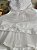 Vestido de Bebe Batizado Branco - Cod: 2248  (Tamanho G) - Imagem 4