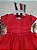 Vestido Infantil de Festa Vermelho apliques Borboletas - Cod 2200 - (1, 2 e 3) - Imagem 2