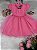 Vestido de Festa Infantil Pink Luxo - Cod: 2365 (M e G) - Imagem 1