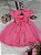 Vestido de Festa Infantil Pink Luxo - Cod: 2365 (M e G) - Imagem 3