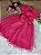 Vestido de Festa Infantil borboletas Pink  Cod: 2236   ( 2 ) - Imagem 2