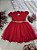 Vestido Infantil Vermelho  2384 (M e G) - Imagem 1