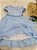 Vestido de Festa Menina Infantil Azul  ( 1 ao 3) Luxo  Cod: 2441 - Imagem 3