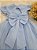 Vestido de Festa Menina Infantil Azul  ( 1 ao 3) Luxo  Cod: 2441 - Imagem 4