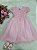 Vestido Menina Infantil Rosa Luxo  ( 1 ao 3 )    Cod: 2406 - Imagem 1
