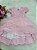 Vestido Menina Infantil Rosa Luxo  ( 1 ao 3 )    Cod: 2406 - Imagem 4