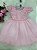 Vestido Festa Bebe Infantil Rosa Luxo  ( PMG )    Cod: 2399 - Imagem 1
