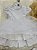Vestido Infantil Branco Batizado Batismo  -  ( M / G )   Cod: 2311 - Imagem 5