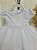 Vestido Infantil Branco Batizado Batismo  -  ( M / G )   Cod: 2311 - Imagem 2