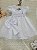 Vestido Menina Infantil Branco Batizado  Batismo (1 ao  3 )  Cod: 2385 - Imagem 5