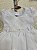 Vestido Batizado Bebe Branco Batismo  ( M/G )  Cod: 2317 - Imagem 2